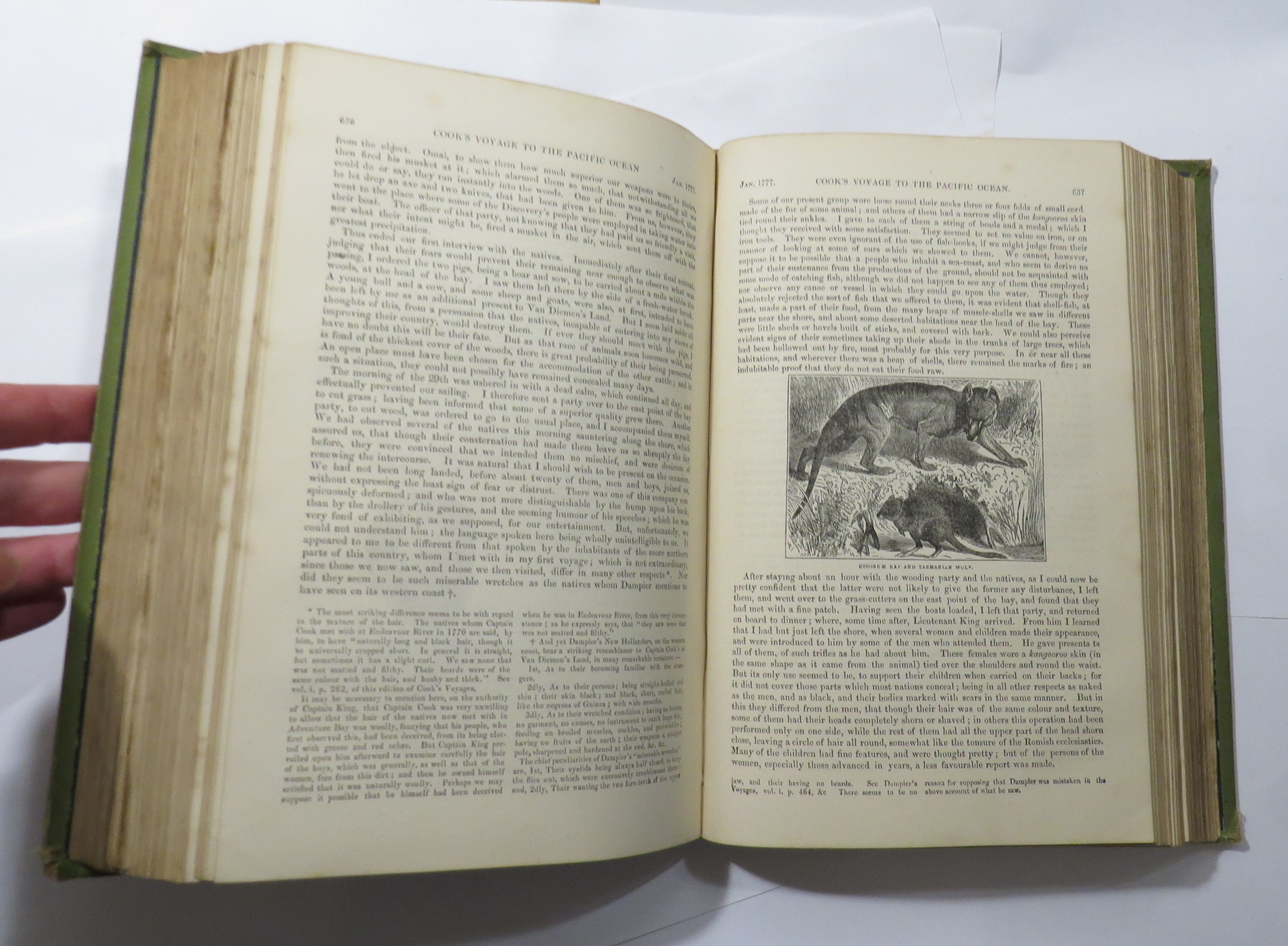 The Three Famous Voyages of Captain James Cook Round the World, Narrating His Discoveries and Adventures in Tierra del Fuego, Tahiti, New Zealand, Van Diemen's Land, Australia, the Friendly Islands, New Hebrides, New Caledonia, [. . .]