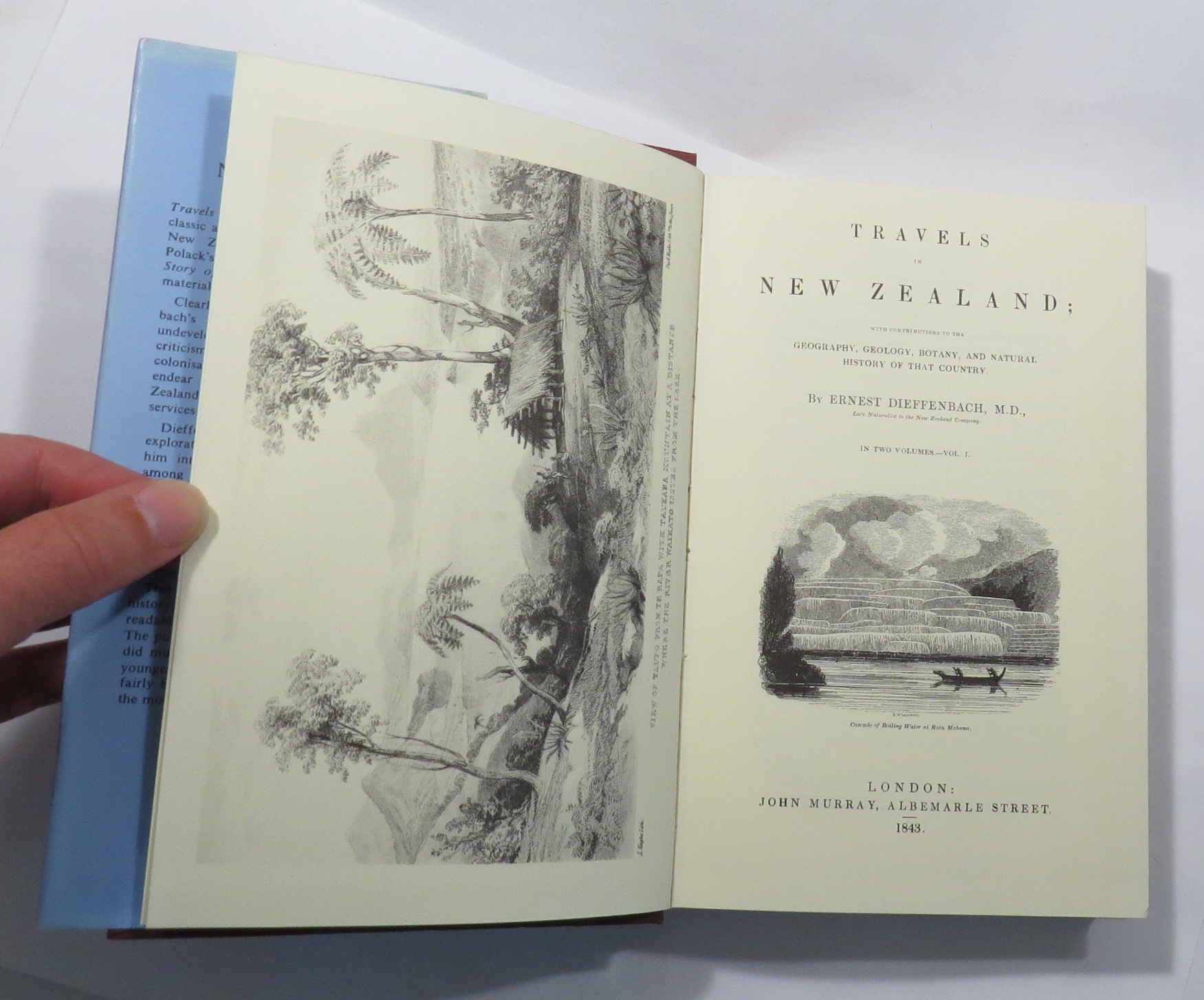 Travels in New Zealand; with contributions to the Geography, Geology, Botany, and Natural History of that Country [two volumes]