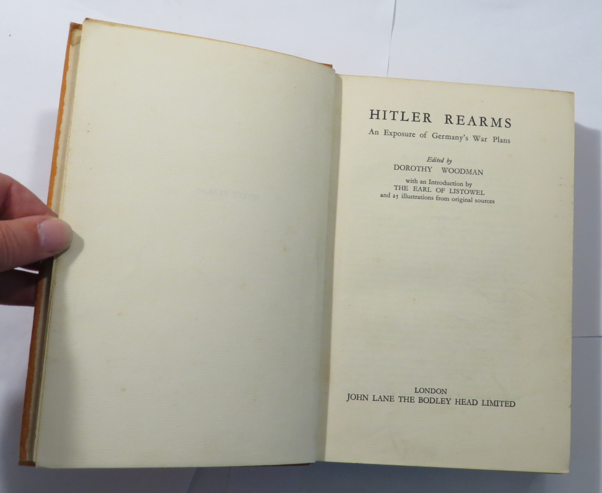 Hitler Rearms : An Exposure of Germany's War Plans