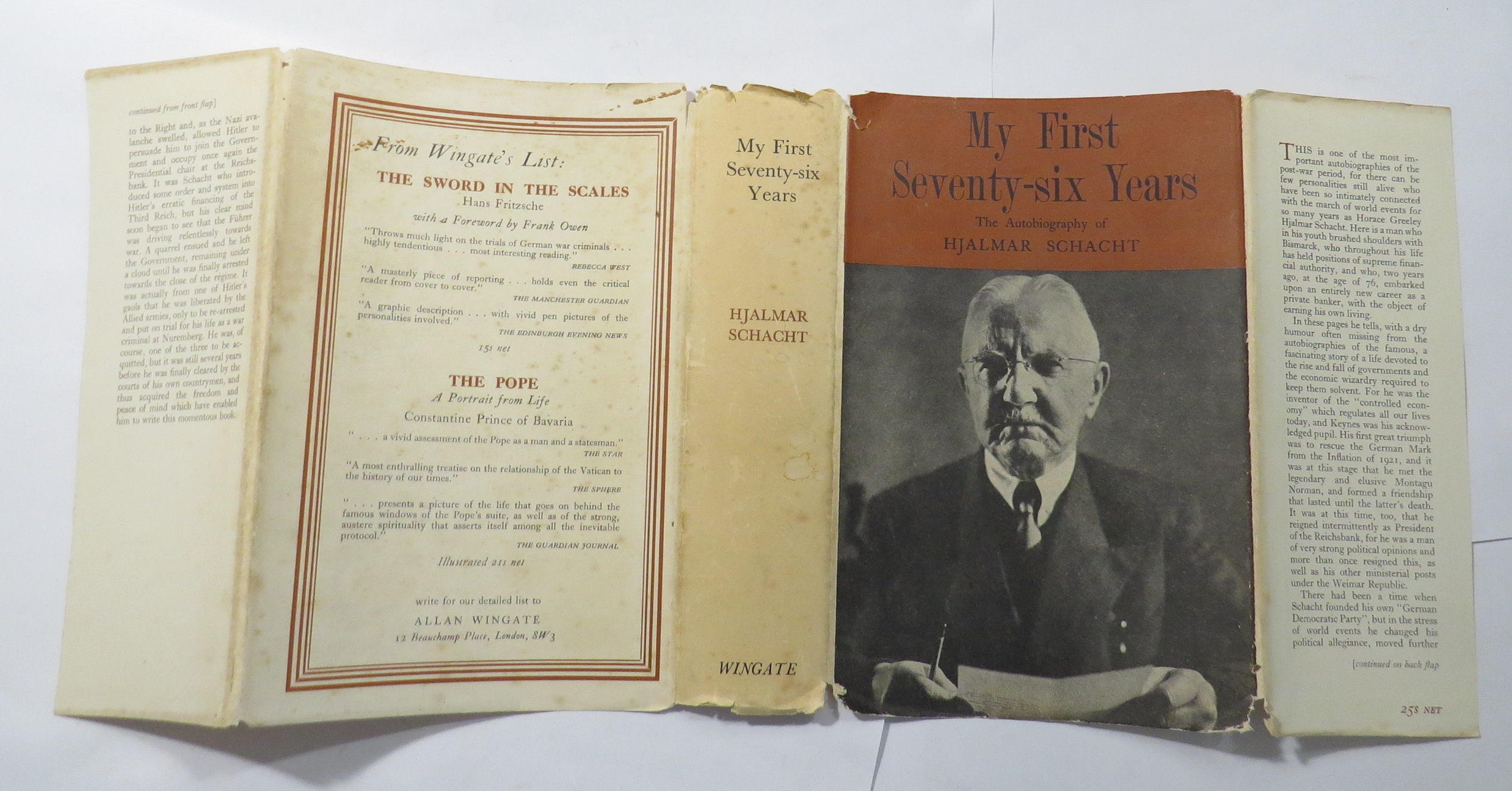 My First Seventy-Six Years : The Autobiography of Hjalmar Schacht