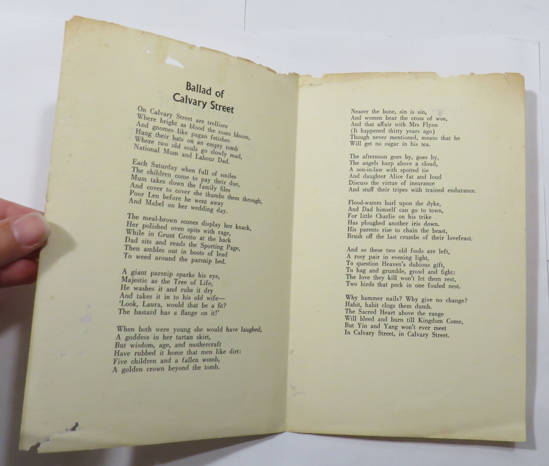 Ballad of Calvary Street