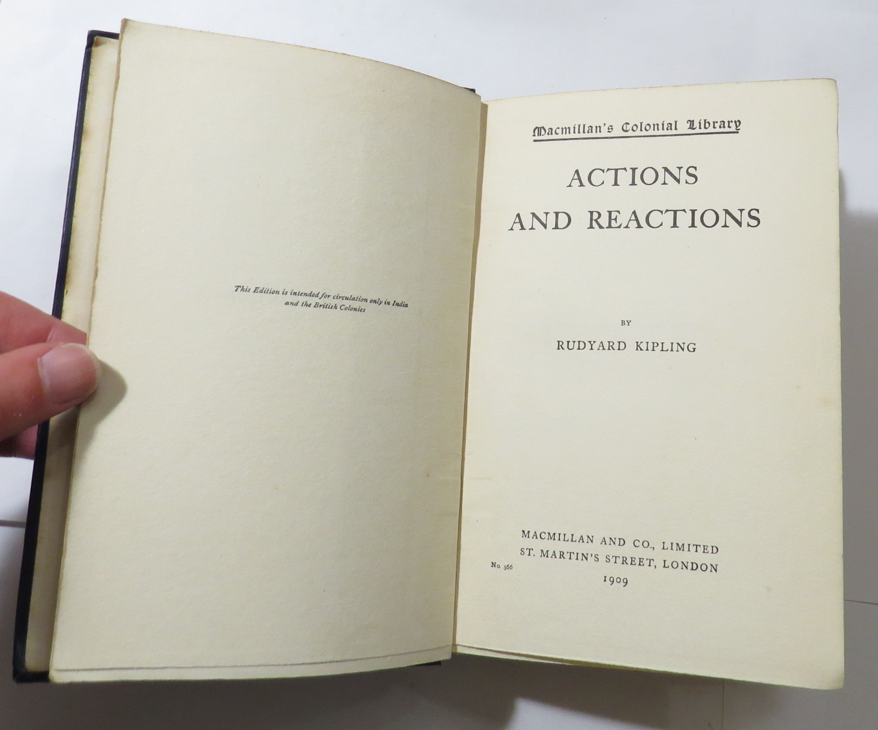 Actions and Reactions