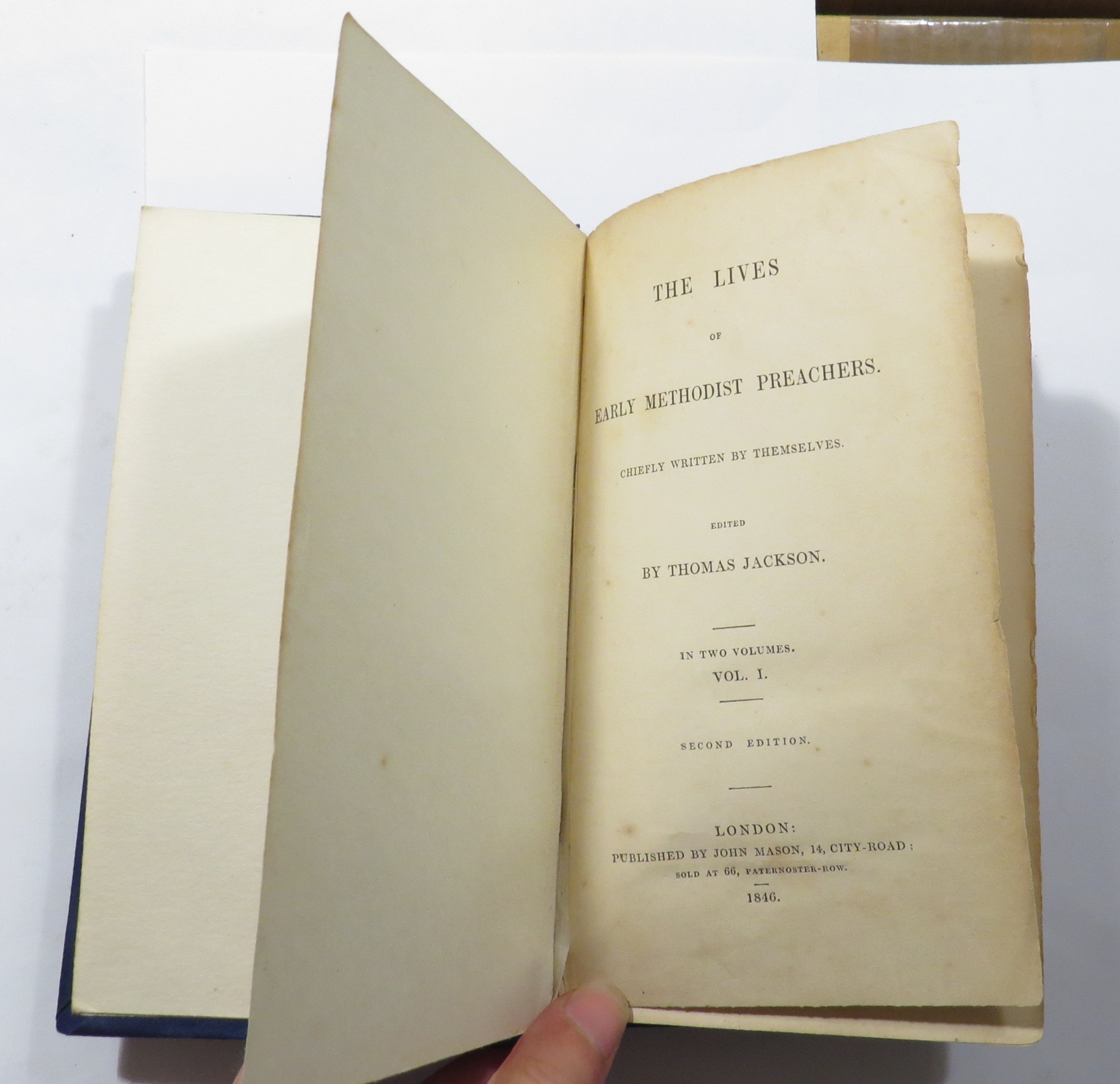 The Lives of Early Methodist Preachers. Chiefly Written By Themselves [Volume I only]