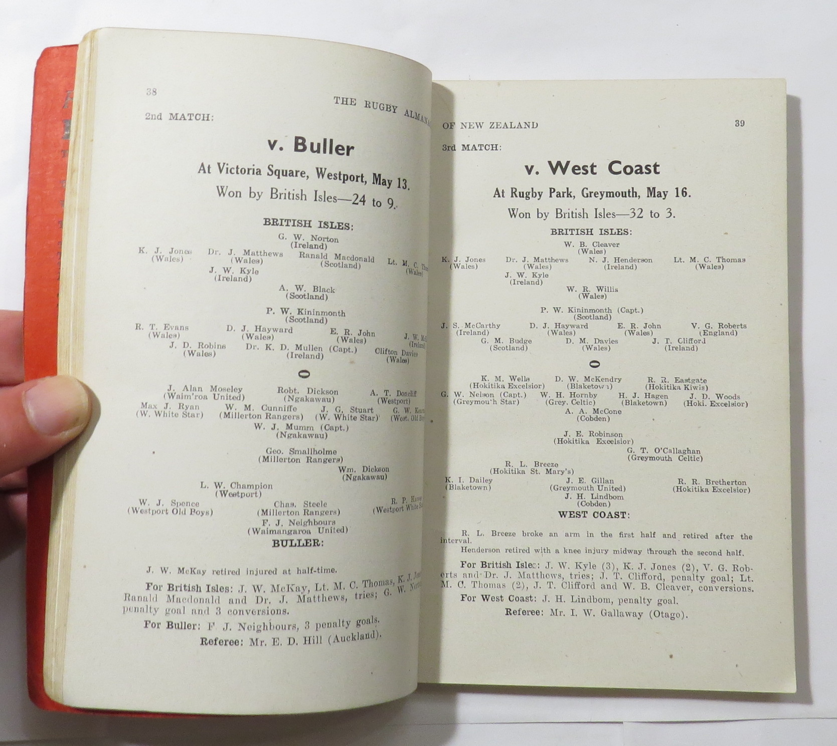 The Rugby Almanack of New Zealand 1951