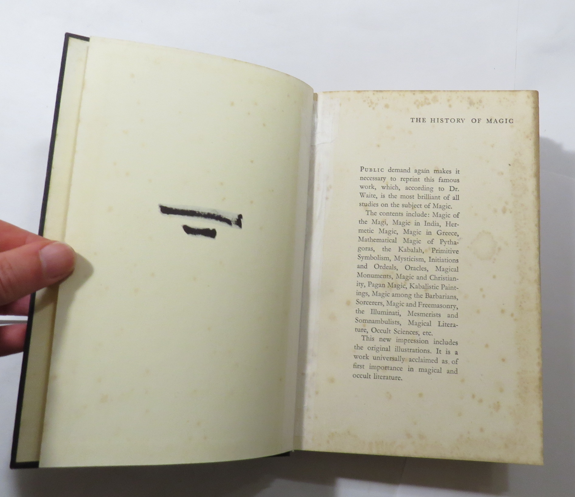 The History of Magic : Including a Clear and Precise Exposition of Its Procedure, Its Rites and Its Mysteries