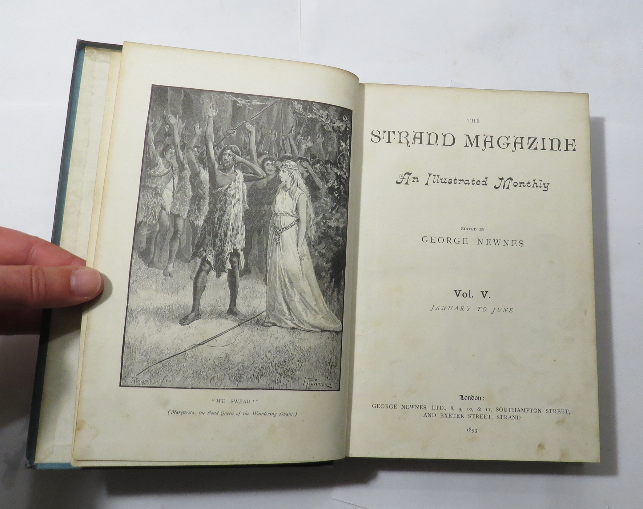 The Strand Magazine : An Illustrated Monthly : Vol. V. January to June 1893 [includes chapters 14 to 19 chapters of 