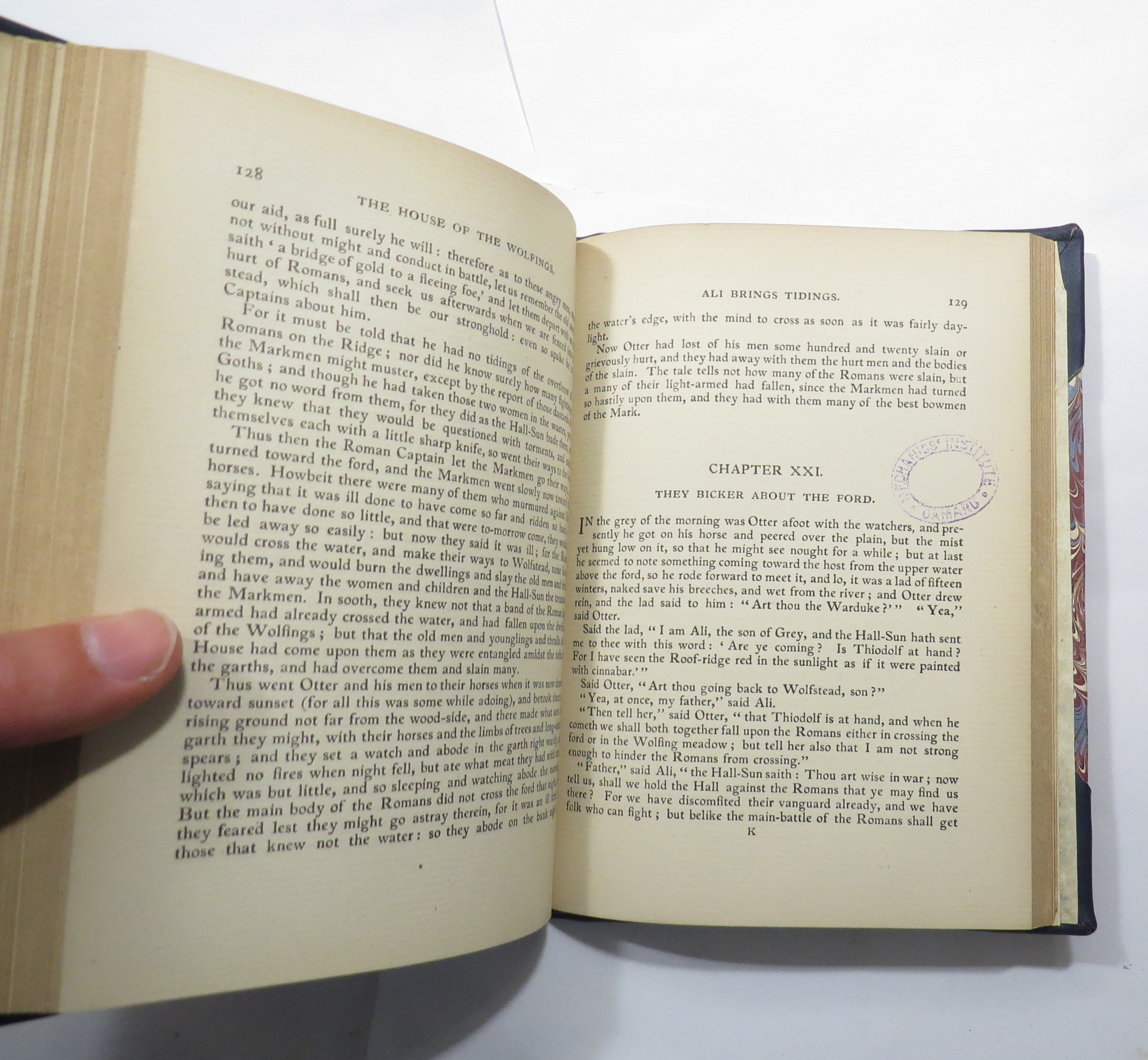 A Tale of the House of the Wolfings and All the Kindreds of the Mark Written in Prose and in Verse by William Morris