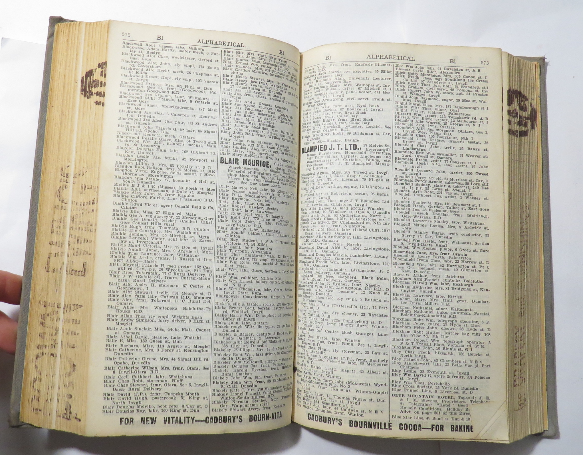 Stone's Otago and Southland Commercial, Municipal and General Directory : Published April 1950 : Sixty-Seventh Year of Publication