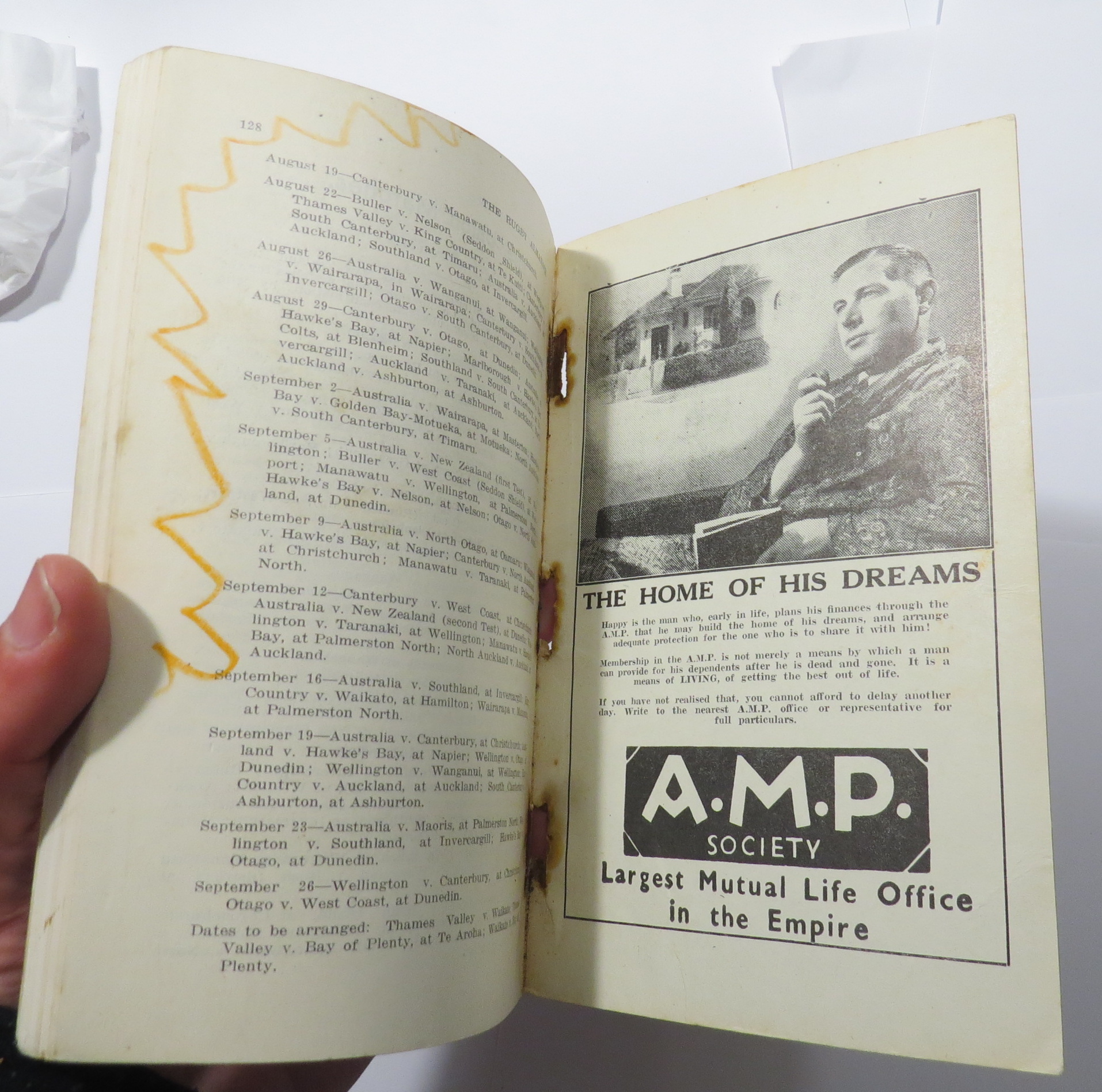 The Rugby Almanack of New Zealand 1936